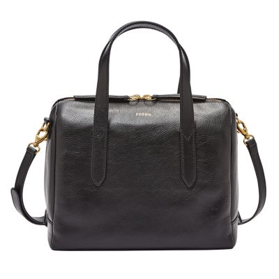 fossil leather satchel