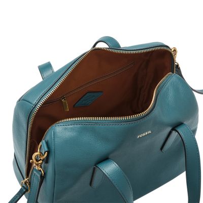 Fossil Sydney Satchel in Green