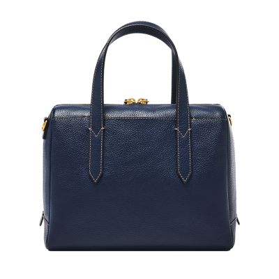 Fossil navy bag sale