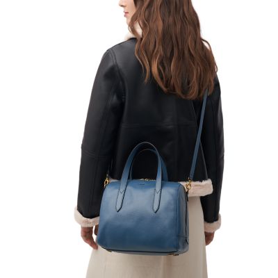 Fossil sydney deals satchel discontinued