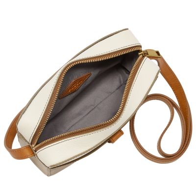 Fossil Sydney Top Zip Chain Crossbody, $128, Fossil