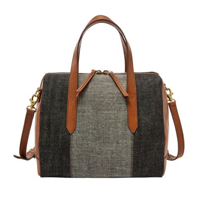 Fossil sydney satchel store black