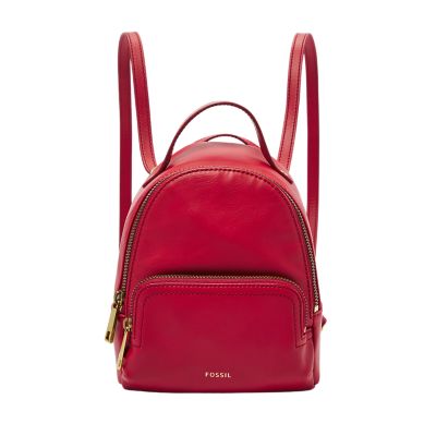 red backpack small