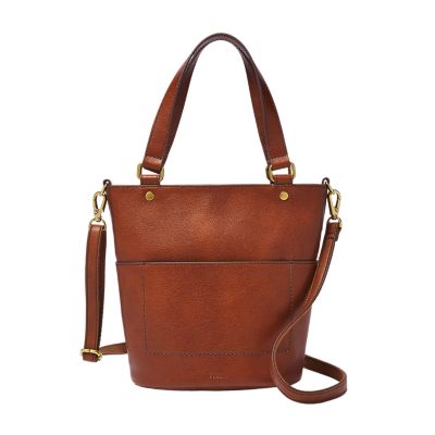 fossil bucket bag