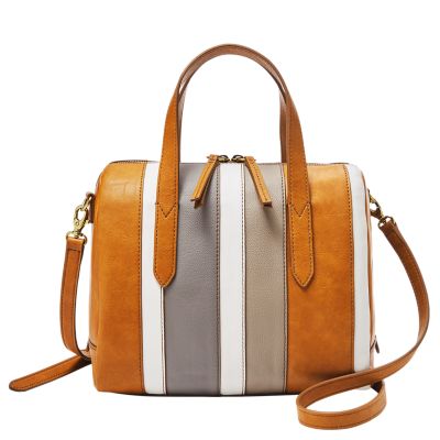 fossil sydney satchel tan