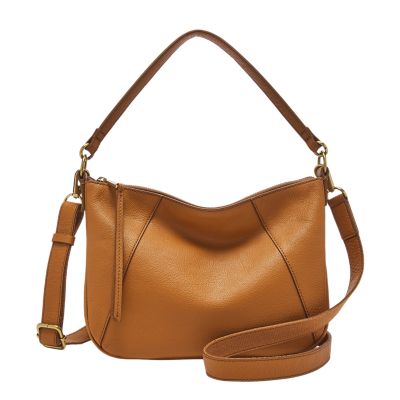 fossil tan crossbody bag