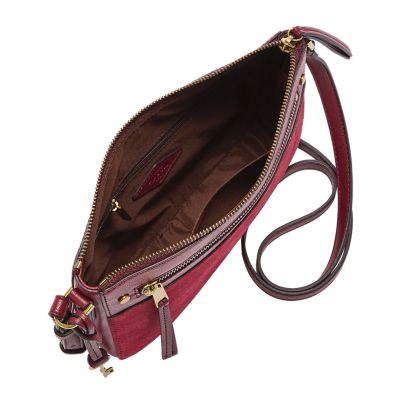 Fossil violet crossbody discount bag