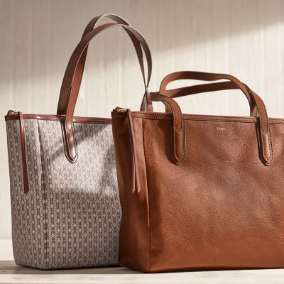 Fossil SHB3098248 Sydney Tote Natural Brown