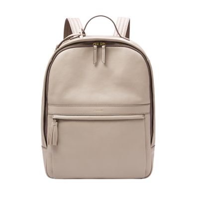 Fossil backpack 2024 leather