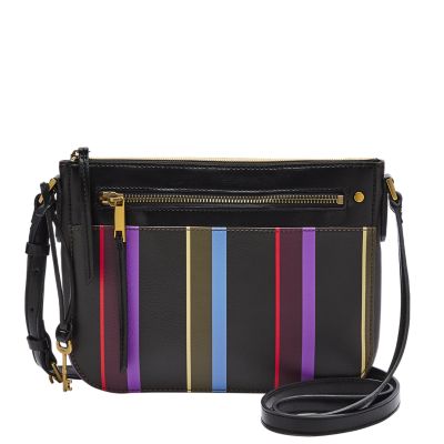 Fossil striped online crossbody