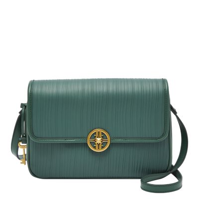 Fossil Femmes Sac porté croisé avec rabat GM Jasmine -Vert