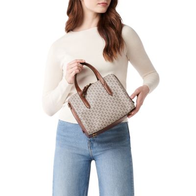 Fossil sydney satchel online sale