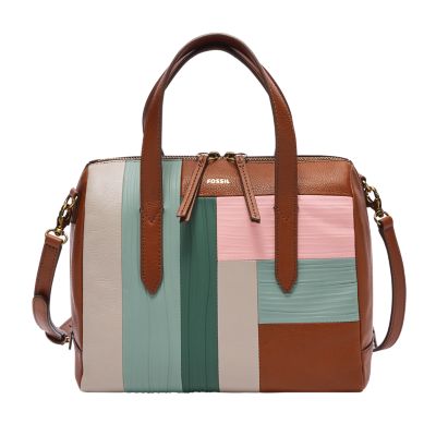 Fossil sydney satchel online multi