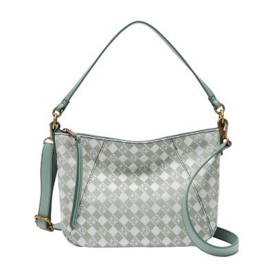 Promo Tas Wanita Fossil Skylar Crossbody - - White/Green