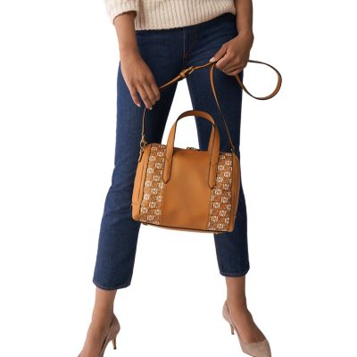 Fossil sydney satchel discount uk