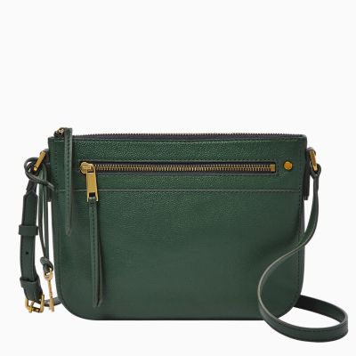 Fossil best sale green bag