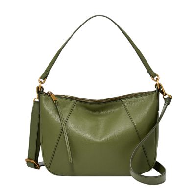 Fossil green handbag sale