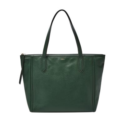 Fossil Sydney Satchel in Green