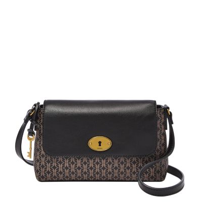 DKNY Womens Bryant Flap Crossbody, One Size: Handbags