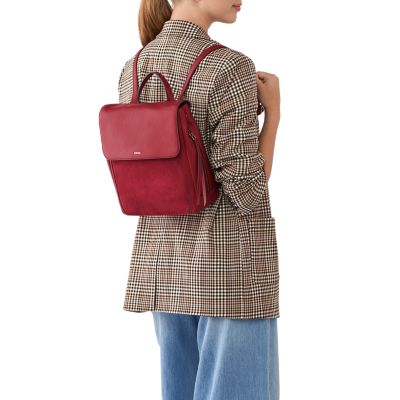 Fossil claire discount backpack handbags brandy