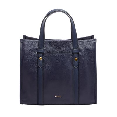 Fossil best sale navy bag