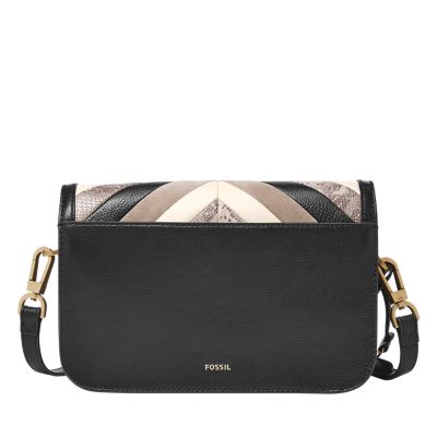 Fossil aria discount leather crossbody bag