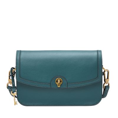 Fossil teal crossbody new arrivals