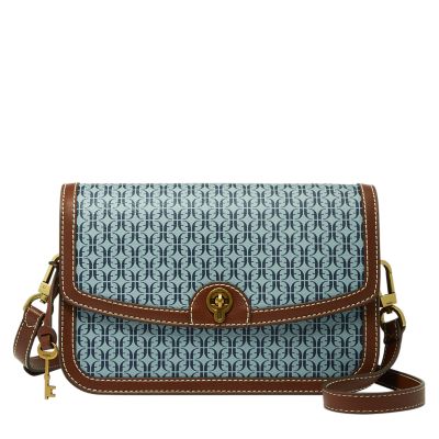 Full Printed Fashionable Flap Crossbody Bag