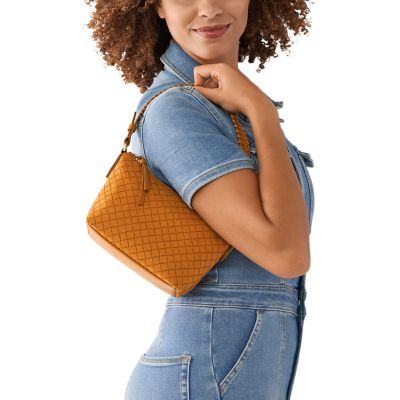 【機能性◎】  Julia Mini Hobo Bag ショルダー Fossil Julianna Mini Hobo Bag Camel – Balilene