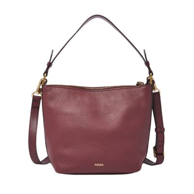 Fossil preston crossbody on sale maroon