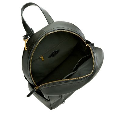 Black fossil online backpack