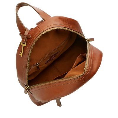 Fossil leather backpack on sale purse