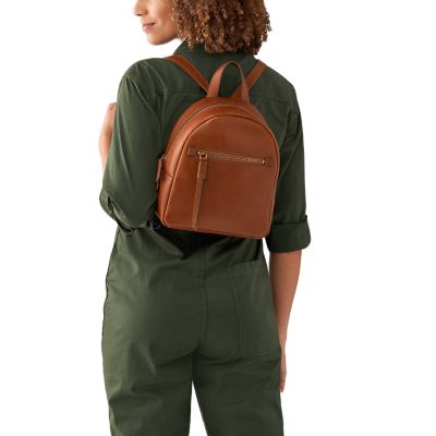 Fossil Backpack, Women's Leather Backpacks, Small Backpacks for 