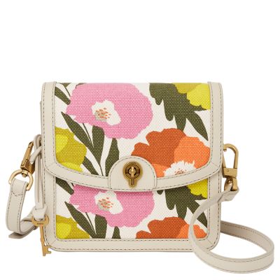 Fossil discount floral crossbody