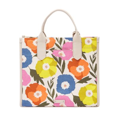 Kate Spade Multicolor Floral Canvas Ring Handle Tote Kate Spade
