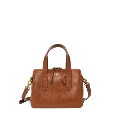 Fossil sydney store satchel tan