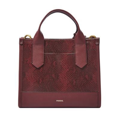 Fossil hot sale burgundy bag