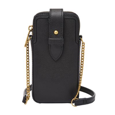 Crossbody leather phone bag sale