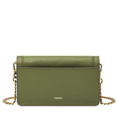 Ainsley Wallet On Chain With Turn Lock - SHB3152376 - Fossil