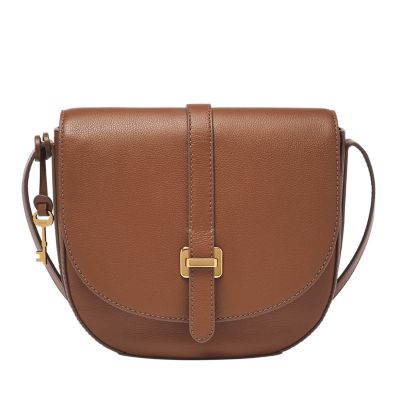 Fossil brown shop leather crossbody