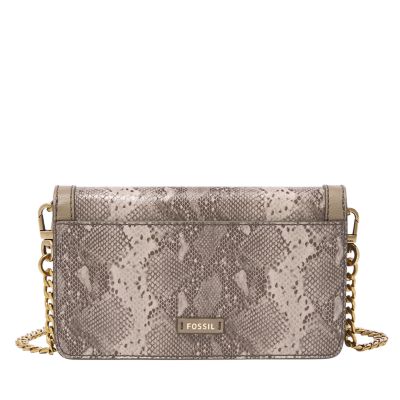 Fossil sale snakeskin purse