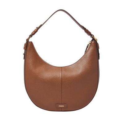 Fossil Women's Shae Leather Large Hobo - Brown