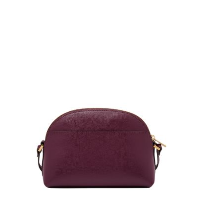 FOSSIL Rachel Satchel Purple/plum deals has strap for Crossbody