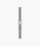 12mm Standard Steel Mesh Watch Strap, Silver-Tone