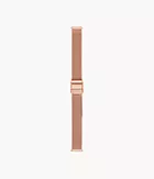 12mm Standard Steel Mesh Watch Strap, Rose Gold-Tone