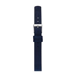 12mm Standard Leather Watch Strap, Navy Blue - Skagen