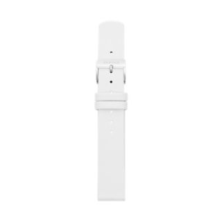 16mm Standard Leather Strap, White