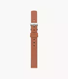 Bracelet de montre standard de 12 mm en cuir, brun