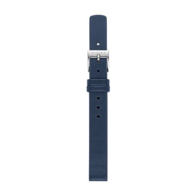 Bracelet de montre en cuir standard 12 mm bleu oc an SKB2104