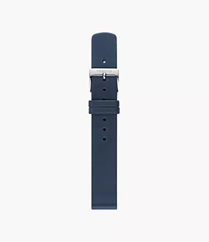 14mm Standard Leather Watch Strap, Ocean Blue